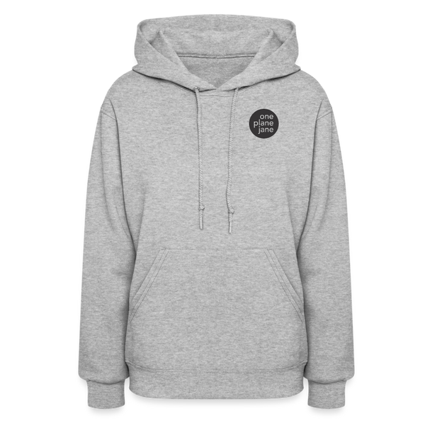 There She Goes Women's Hoodie - heather gray