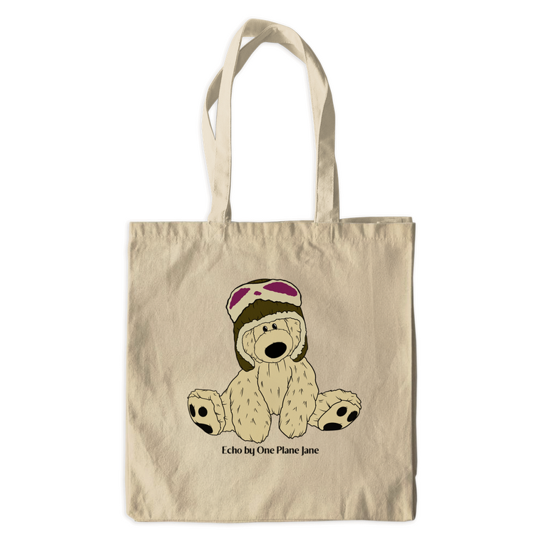 Echo Bear Canvas Tote Bag - Limited Edition