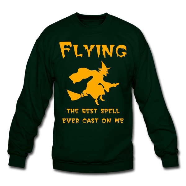 Flying Spell Sweatshirt - forest green