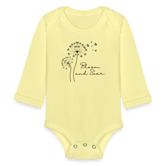 Bloom and Soar Organic Cotton Onesie - washed yellow
