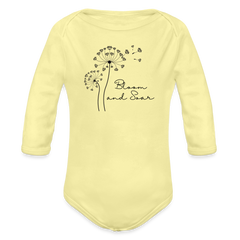 Bloom and Soar Organic Cotton Onesie - washed yellow