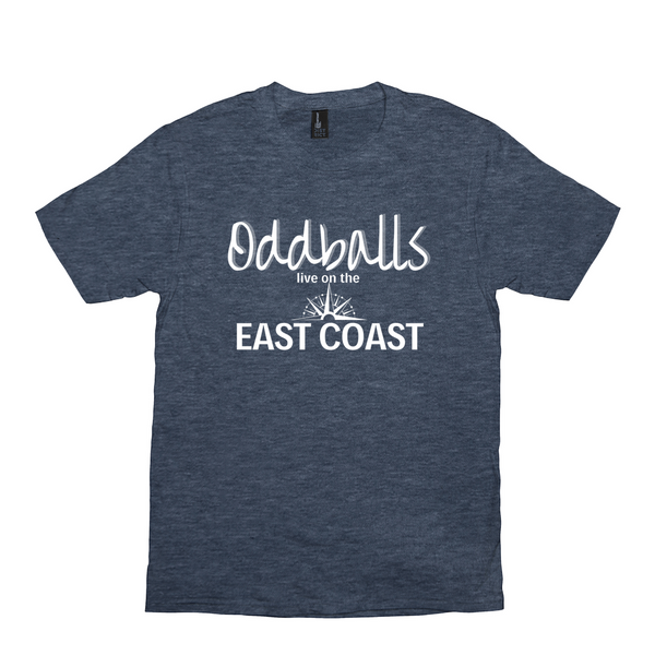 Oddballs Live on the East Coast Unisex Tee
