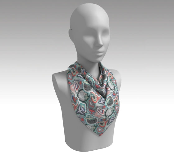 Let's Go Places - Silk Scarf