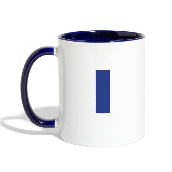I Love My Engineer Contrast Coffee Mug - Blue - white/cobalt blue