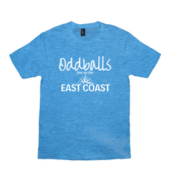 Oddballs Live on the East Coast Unisex Tee