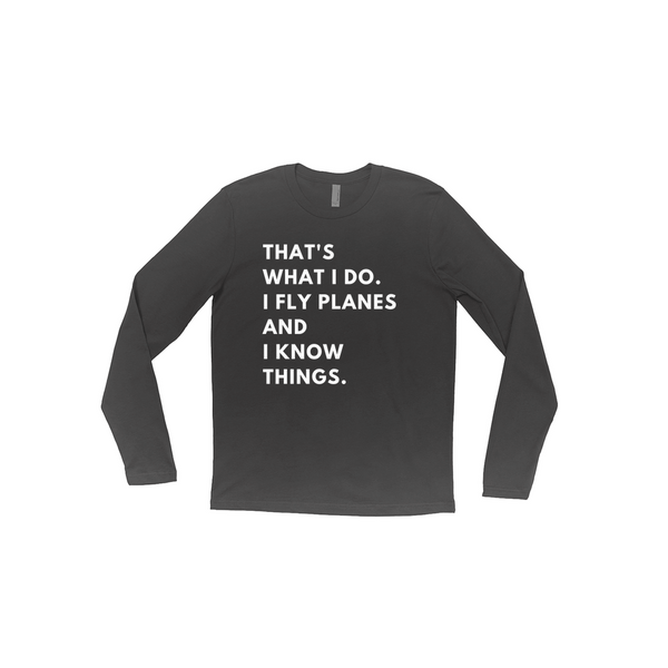 I Fly Planes - Triblend Unisex Long Sleeve Tee