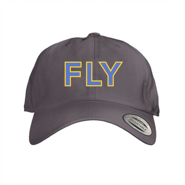 Fly Dad Cap (Blue with Yellow Border)