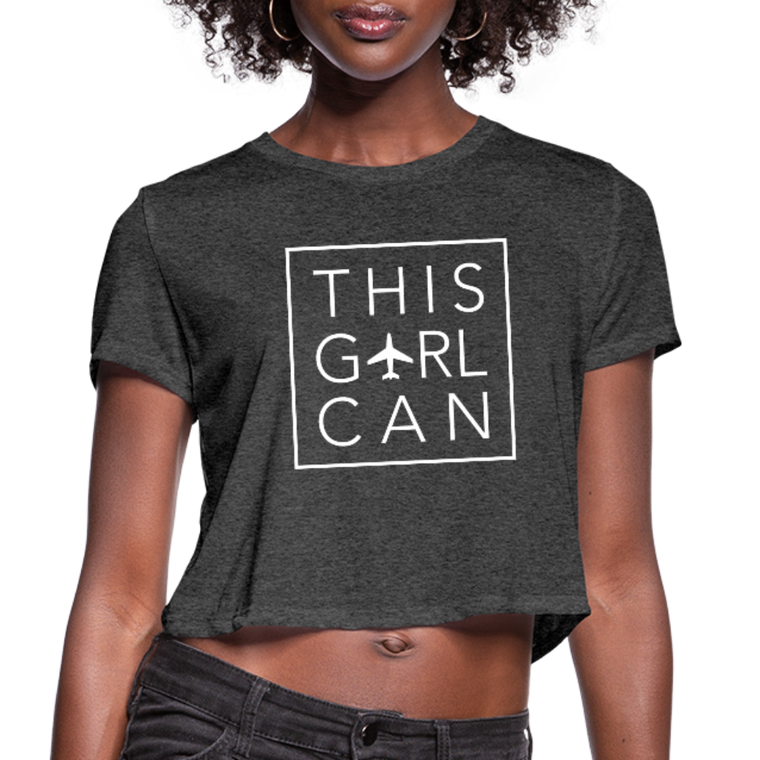This Girl Can Cropped Tee