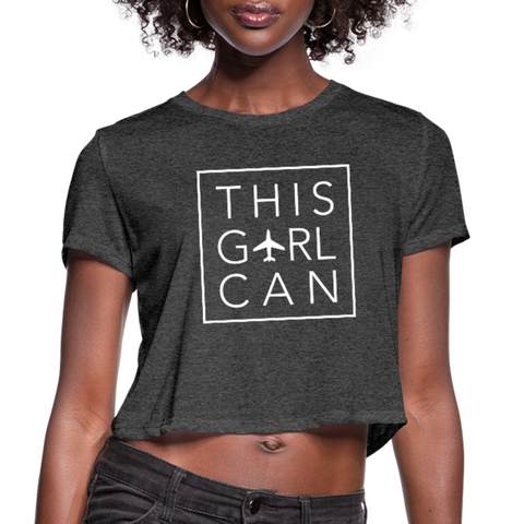 This Girl Can Cropped Tee