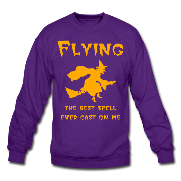 Flying Spell Sweatshirt - purple