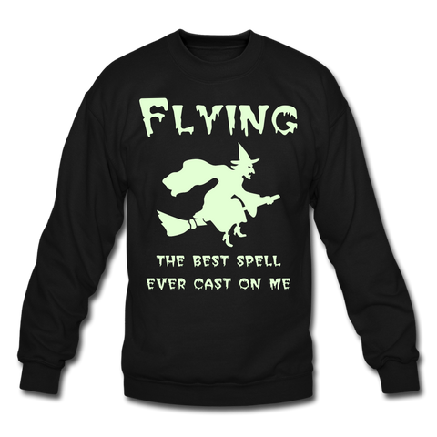 Flying Spell Unisex Sweatshirt - Glow in the Dark