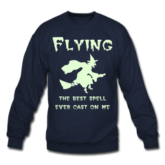 Flying Spell - Glow in the Dark Sweatshirt - navy
