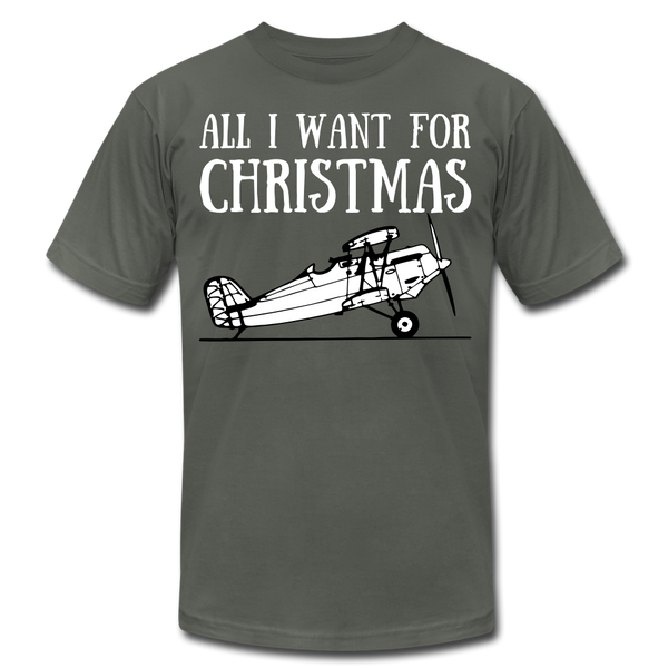 All I Want For Christmas Unisex Tee - asphalt
