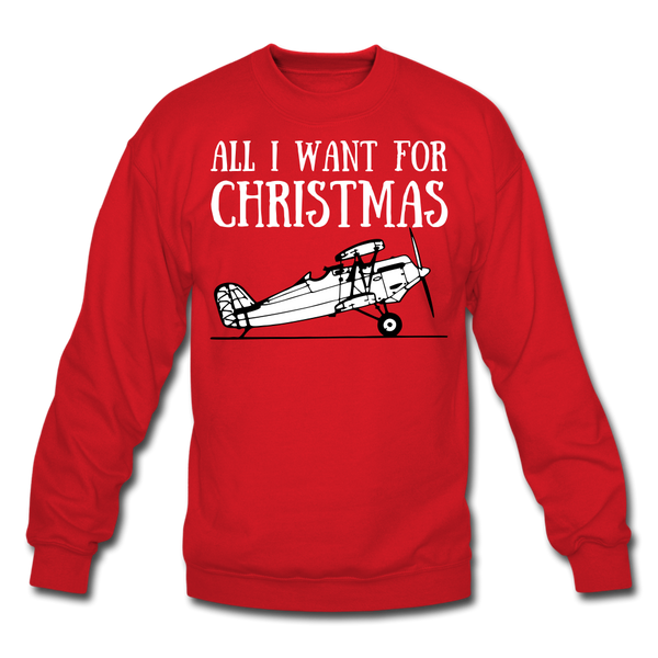 All I Want For Christmas Sweatshirt - red