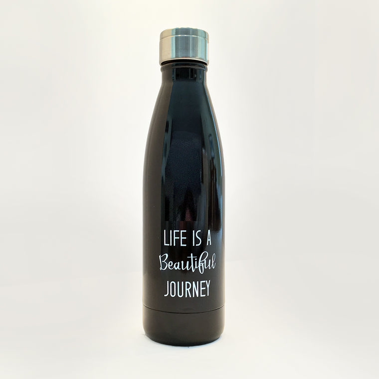 Water Bottle - Life Is A Beautiful Journey 17 Oz
